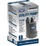Superior Pump 1-4 HP 1800 GPH Thermoplastic Submersible Utility Pump 91250 424955