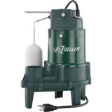 Zoeller 1/2 H.P. Pro 115V Cast Iron Sewage Ejector Pump 1263-0001
