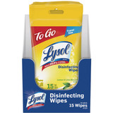 Lysol Lemon & Lime Disinfecting Wipes To Go Flatpack (15-Count) 1920099799