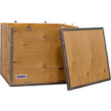 Global Industrial 4 Panel Shipping Crate w/ Lid 23-1/4""L x 19-1/4""W x 19-1/2""