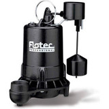 Flotec Professional Series Cast Iron Sewage Pump 3/4 HP Tethered Switch