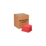 Global Industrial 100 Cotton Red Shop Towels 10 Lb.Box