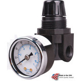 Arrow Mini Air Regulator R262g, Glass Filled Nylon, 1/4" Npt, 250 Psi