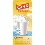 Glad® BAG,QUICK-TIE 4GL TRSH,WH 78812