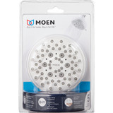 Moen Banbury 5-Spray 1.75 GPM Water Saver Fixed Shower Head, White