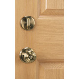 Schlage Antique Brass Deadbolt & Door Knob Combo