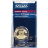 Schlage Bright Brass Plymouth Dummy Door Knob