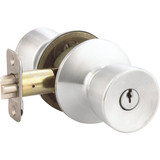 Schlage Bell Satin Chrome Entry Door Knob  F51VBEL626 245496