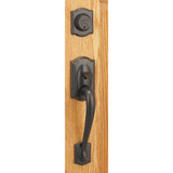 Schlage Aged Bronze Entry Door Handleset with Accent Lever F60GCAM716ACC 227230