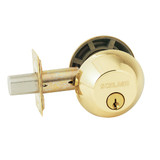 Schlage B-Series Polished Brass Double Cylinder Deadbolt B62NG505605