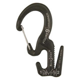 Nite Ize Rope Tightener,50 lb,Black,2 3/4" L C9S-02-01