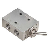 Aro Manual Air Control Valve, Toggle, Gray M211LS