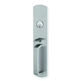 Von Duprin Escutcheon Pull w/Lock and Thumbpiece 990TP-R/V US26D 3216