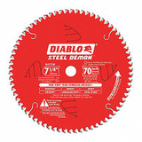 Diablo Circular Saw Blade,7 1/4 in,70 Teeth D0770F