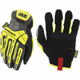 Mechanix Wear Mechanics Gloves,Hi-Vis Yellow,8,PR SMC-C91-008