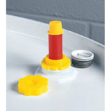 Justrite VertDrumLevelGauge,HDPE,30/55gal,D 5in 08530