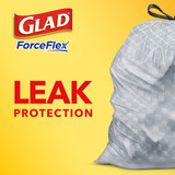 Glad Trash Bag,13 gal.,White,PK100 70427
