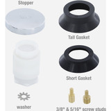Danco 2 In. Universal Touch-Toe Bathtub Drain Stopper in Chrome 80811 415933