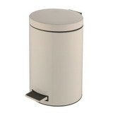 Global Industrial 3-1/2 Gallon Step On Trash Can - White