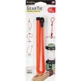 Gear Tie 12 In. Loopable Twist Tie - Bright Orange (2-Pack)