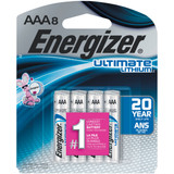 Energizer Ultimate AAA Lithium Battery (8-Pack) L92SBP-8