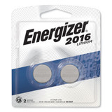 Energizer® 2016 Lithium Coin Battery, 3 V, 2/pack 2016BP-2