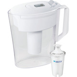 Brita White 6-Cup Water Filter Pitcher 36089 602395