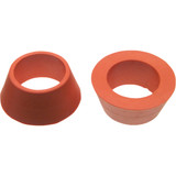 Danco 7/8 In. x 1/2 In. Orange Rubber Slip Joint Washer 38807B Pack of 5