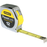 Stanley PowerLock 12 Ft. Fractional/Decimal Engineer's Tape Measure 33-272