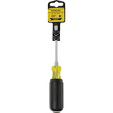 Stanley 1/4 In. x 4 In. Standard Vinyl Grip Slotted Screwdriver