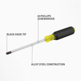 Stanley #3 x 6 In. Vinyl Grip Phillips Screwdriver