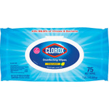 Clorox Crisp Lemon Disinfecting Cleaning Wipes Flexpack (75-Count) 31404