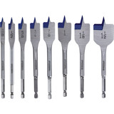 Irwin Speedbor 8-Piece Spade Bit Set IWAX128PC 300052
