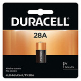 Duracell Battery,Alkaline,Size 28A,6VDC PX28A