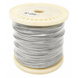 Bird Barrier Netting Perimeter Cable,500ft W,1/8 in H nc-g500