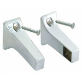 Manufacturer Varies Towel Bar Brackets,Metal,3/4 in H 16155