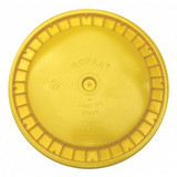 Manufacturer Varies Plastic Pail Lid,Yellow,HDPE ROP2100CVR-SN-Y