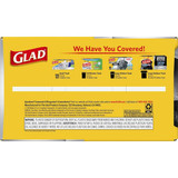 Glad Trash Bag,30 gal.,Black,PK70 70358