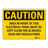 Lyle Caution Sign,7inx10in,Non-PVC Polymer LCU3-0482-ED_10x7