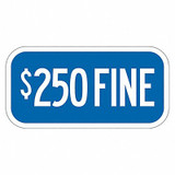Lyle Fine Supplemental Parking Sign,6" x 12" T1-2054-DG_12x6