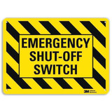 Lyle Emergency Sign,10 in x 14 in,Aluminum U7-1138-NA_14x10