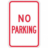 Lyle No Parking Parking Sign,18" x 12" T1-1071-DG_12x18