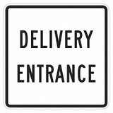 Lyle Delivery Entrance Sign,12" x 12" T1-1870-DG_12x12