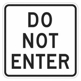 Lyle Do Not Enter Traffic Sign,12" x 12" T1-1872-DG_12x12