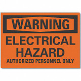 Lyle Warning Sign,7inx10in,Non-PVC Polymer LCU6-0138-ED_10x7