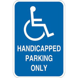 Lyle ADA Handicapped Parking Sign,18" x 12" T1-1134-DG_12x18