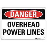 Lyle Danger Sign,10 inx14 in,Aluminum U3-1891-NA_14x10