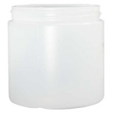 Qorpak Jar,180 mL,95 mm H,Natural,PK144 PLA-03216