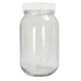 Qorpak Bottle,109 mm H,Clear,62 mm Dia,PK24 GLC-01778