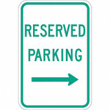 Lyle Reserved Parking Sign,18" x 12" T1-1188-DG_12x18